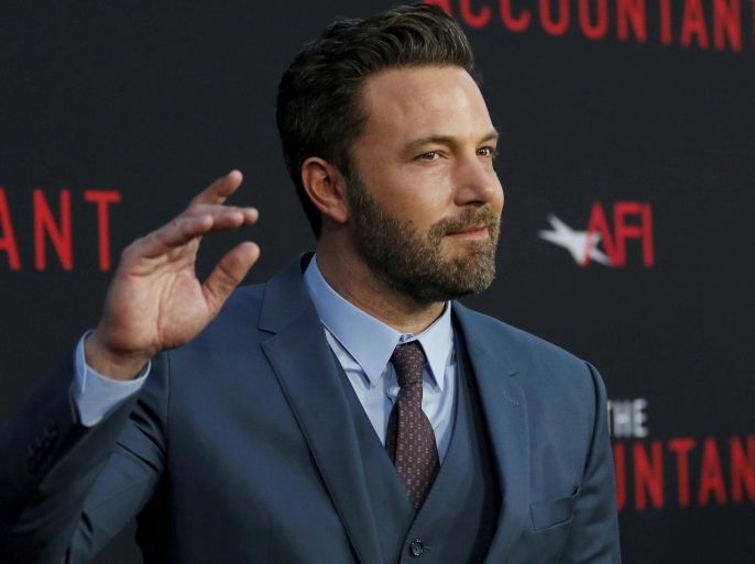 Cast member Ben Affleck poses at the premiere of "The Accountant" at the TCL Chinese theatre in Hollywood, California U.S., October 10, 2016. REUTERS/Mario Anzuoni/File Photo