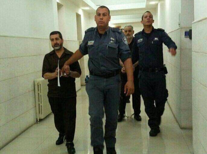 فلسطين - المرابط خليل العباسي في محكمة الاحتلال بالقدس