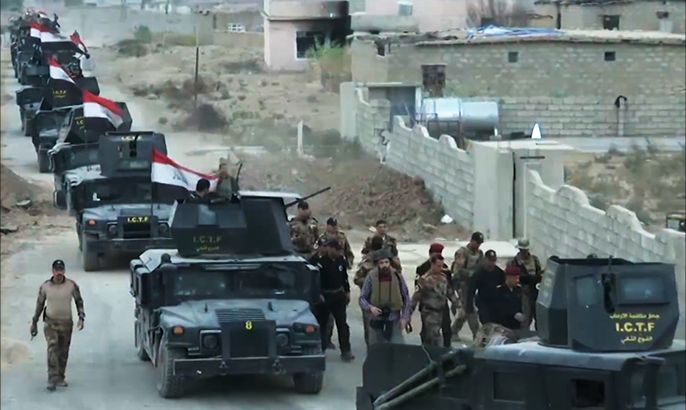 القوات العراقية تستعد لدخول الموصل من عدة محاور