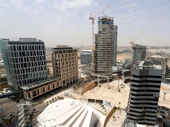 A view shows the construction of the King Abdullah Financial District in Riyadh, Saudi Arabia May 12, 2016. REUTERS/Faisal Al Nasser