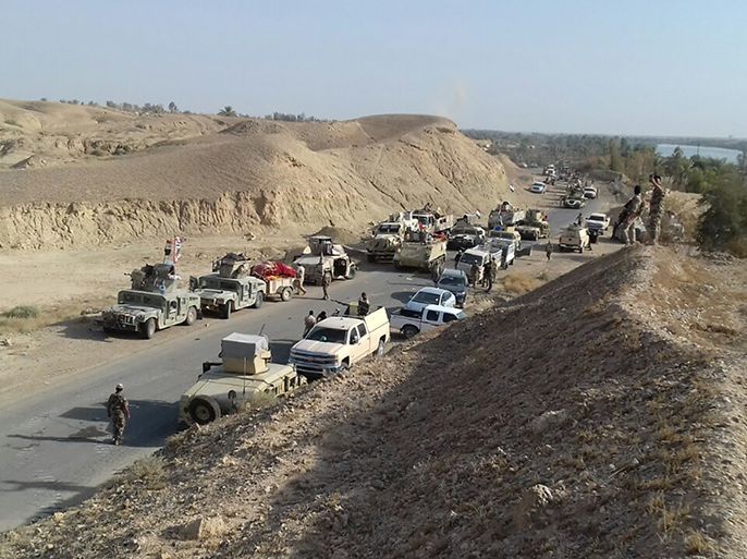 مقتل تسعة من الجيش العراقي والحشد العشائري واصابة اربعة عشر اخرين في تفجير عبوات ناسفة بجزيرة هيت غربي الانبار