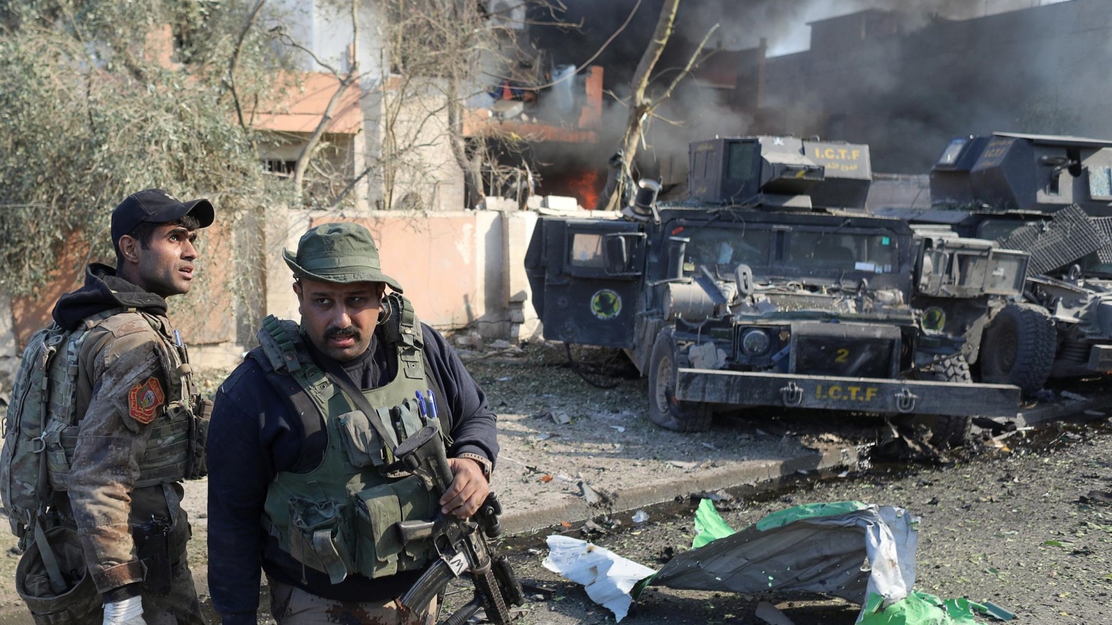 ‪القوات العراقية منيت بخسائر في عمليتها العسكرية الأولى بأحياء الموصل‬ القوات العراقية منيت بخسائر في عمليتها العسكرية الأولى بأحياء الموصل (رويترز)