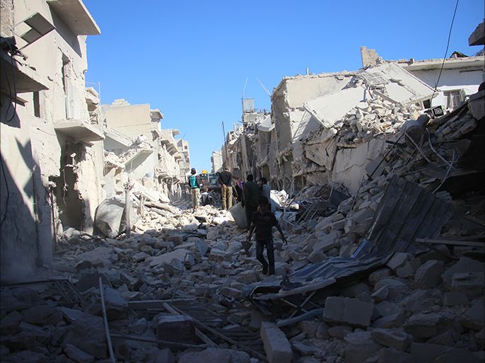 صور إضافية خاصة للجزيرة نت تعكس أوضاع أحياء حلب الشرقية المحاصرة تم التقاطها اليوم
