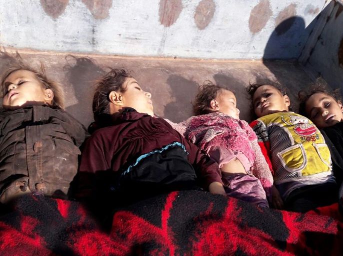 مقتل أكثر من 25 في غازات بريف حماة