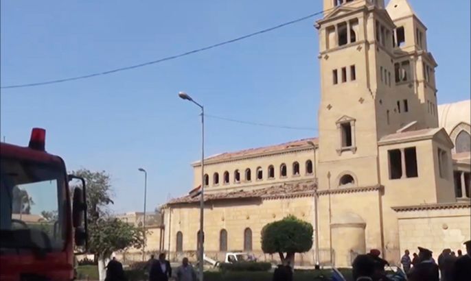 عشرات الضحايا بتفجير الكاتدرائية المرقسية بالقاهرة