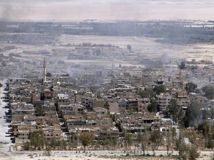 ‪‬ منظر عام لتدمر السورية القريبة من المدينة الأثرية(الأوروبية)