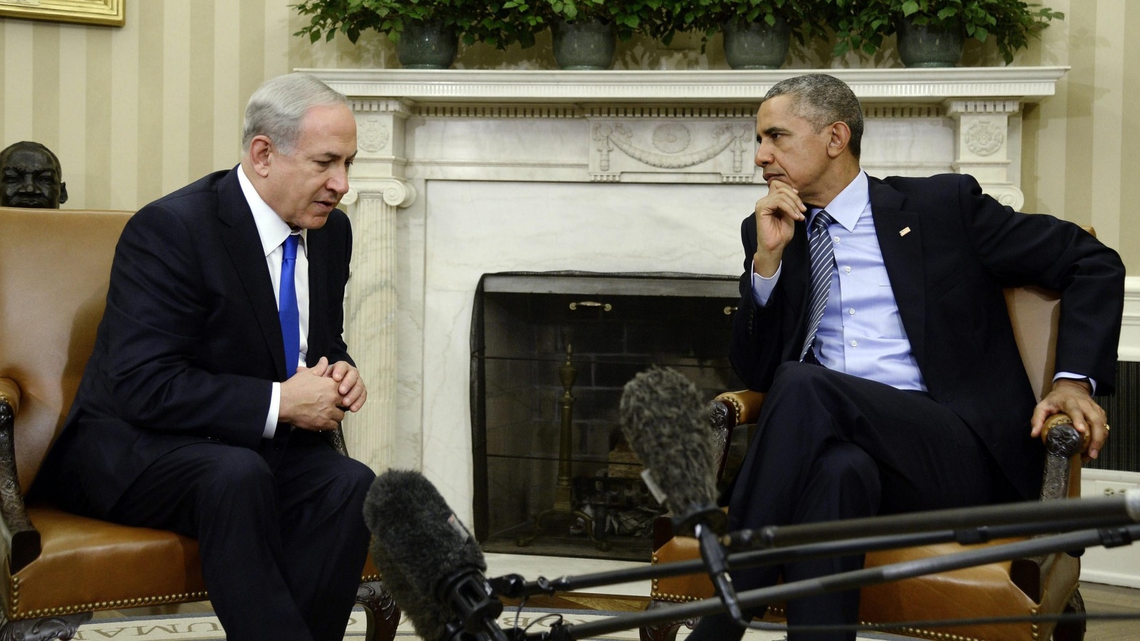 ‪أوباما ورئيس الوزراء الإسرائيلي بنيامين نتنياهو سبق أن التقيا بأكثر من مناسبة‬ أوباما ورئيس الوزراء الإسرائيلي بنيامين نتنياهو سبق أن التقيا بأكثر من مناسبة (الأوروبية)