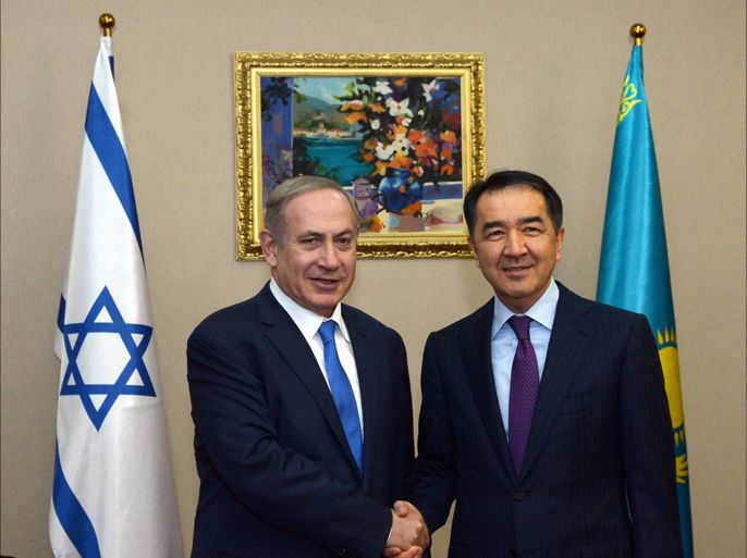 رئيس الوزراء نتنياهو يلتقي برئيس الوزراء الكازاخي باكيزان ساغينتاييف