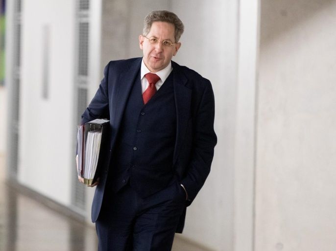 Hans-Georg Maassen, head of the German Federal Office for the Protection of the Constitution (Bundesamt fuer Verfassungsschutz), arrives for a meeting of the Parliamentary Control Panel for the supervision of the intelligence services at the Jakob-Kaiser-Haus in Berlin, Germany, 30 November 2016. The Federal Office for the Protection of the Constitution will have their hiring partices examined after the discovery of an islamistic extremist within its own employees.