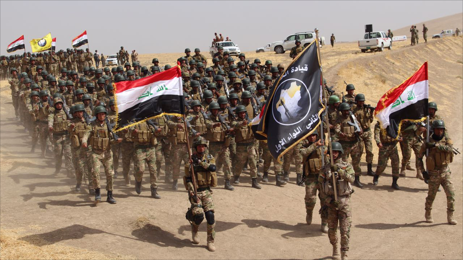 المسؤولون في قوات حرس نينوى استنكروا قرار إبعادهم عن عمليات الموصل (الجزيرة)
