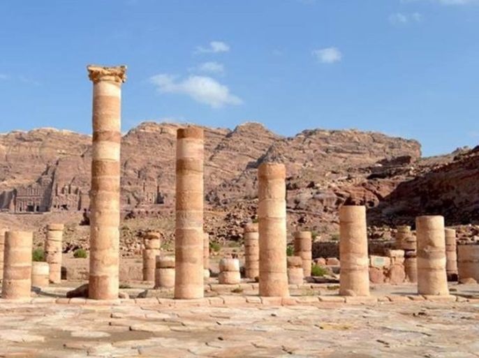 صورة لمدينة البتراء في الأردن من تقرير للجزيرة الإنجليزية