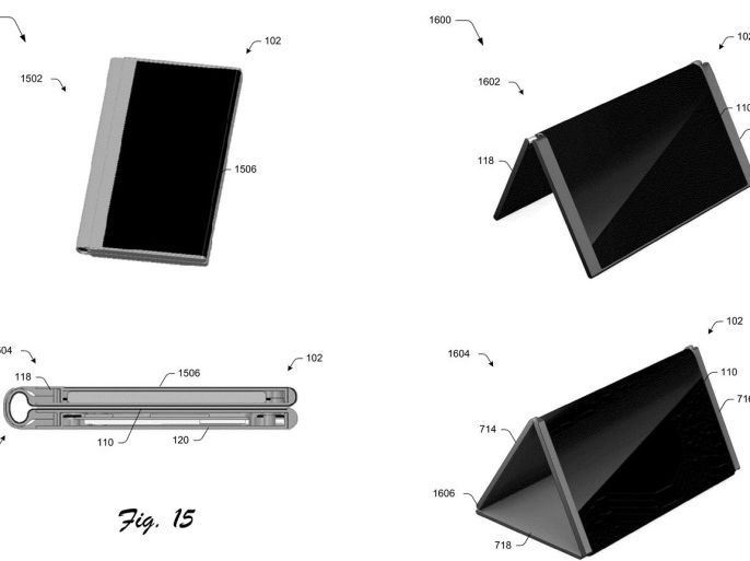 Microsoft patent reveals foldable phone that turns into a tablet