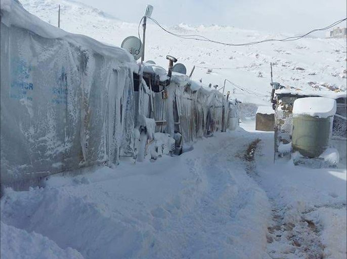 مخيمات عرسال اللبنانية