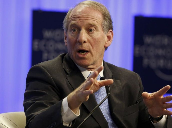 Richard N. Haass, president of the Council on Foreign Relations, U.S.A., attends a session at the annual meeting of the World Economic Forum (WEF) in Davos January 24, 2014. REUTERS/Ruben Sprich (SWITZERLAND - Tags: POLITICS BUSINESS)