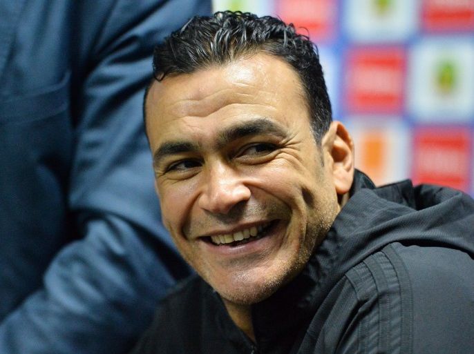 Essam El Hadary of Egypt during the 2017 Africa Cup of Nations Finals Egypt Press conference at the Libreville Stadium in Gabon on 31 January 2017. EPA/Samuel Shivambu This image is intended for Editorial use (e.g. news articles). Any commercial use (e.g. ad campaigns) requires additional clearance. Contact: photo@backpagemedia.co.za for more information