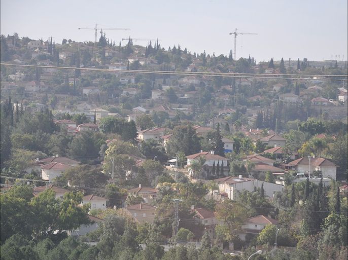 انون التسوية يمهد لضم المستوطنات بالضفة الغربية للسيادة الإسرائيلية، مستوطنة أرئيل القريبة من حدود الرابع من حزيران، كانون الثاني/يناير 2014.