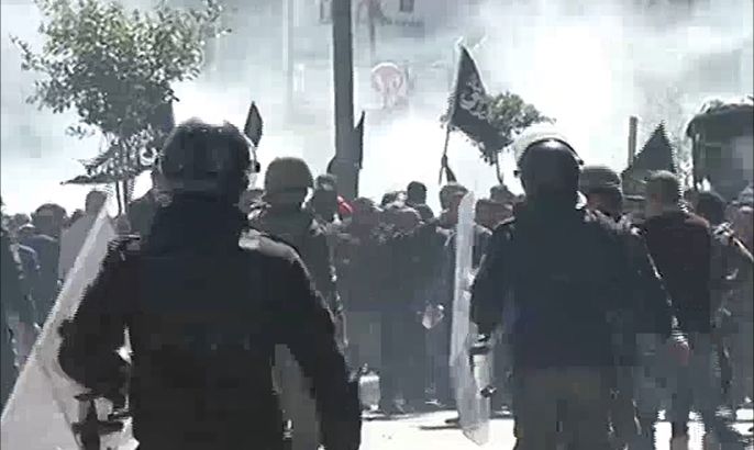 قوات الأمن الفلسطينية تمنع تظاهرة لحزب التحرير بالخليل