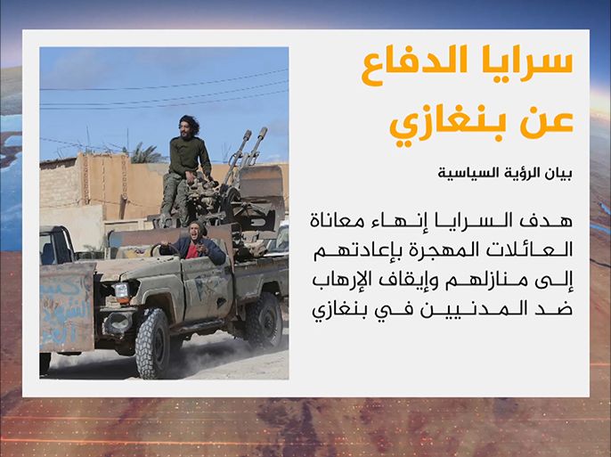 أعلنت سرايا الدفاع عن بنغازي أنها لن تسمح بأن تكون ليبيا بؤرةً للصراعات أو مصدرَ تهديد لدول الجوار، أو الدول الإقليمية والأجنبية.
