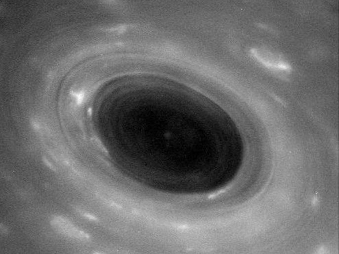 Saturn's atmosphere seen closer than ever before was captured by NASA's Cassini spacecraft during its first Grand Finale dive past the planet on April 26 and released on April 27, 2017. Courtesy NASA/JPL-Caltech/Space Science Institute/Handout via REUTERS ATTENTION EDITORS - THIS IMAGE WAS PROVIDED BY A THIRD PARTY. EDITORIAL USE ONLY. TPX IMAGES OF THE DAY