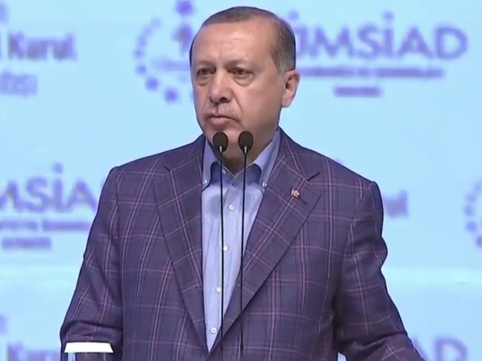 دعا الرئيس التركي رجب طيب أردوغان الولايات المتحدة لعدم الاعتماد على "التنظيمات الإرهابية" في حربها على ضد تنظيم الدولة الإسلامية بسوريا والعراق