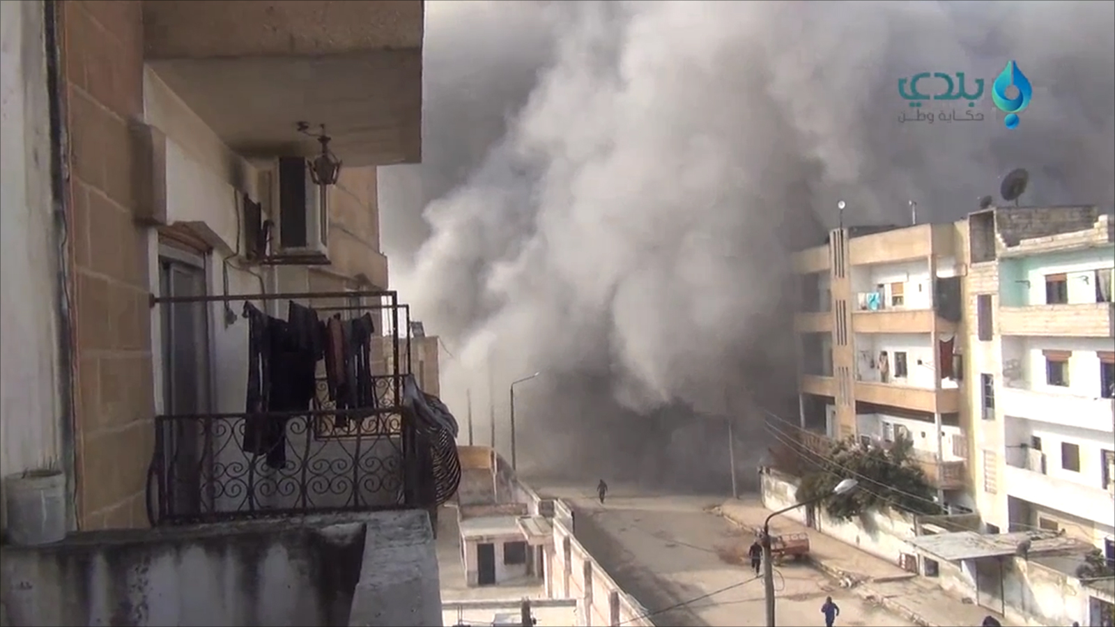 قصف سابق لطيران النظام الأحياء السكنية بإدلب 