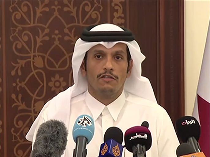 تصريح وزير الخارجية القطري بشأن اختراق وكالة الأنباء