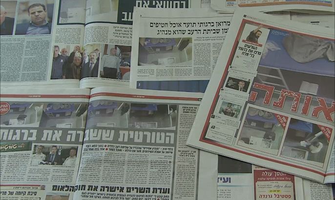 إعلام إسرائيل يتبنى الرواية الرسمية ويتجاهل إضراب الأسرى