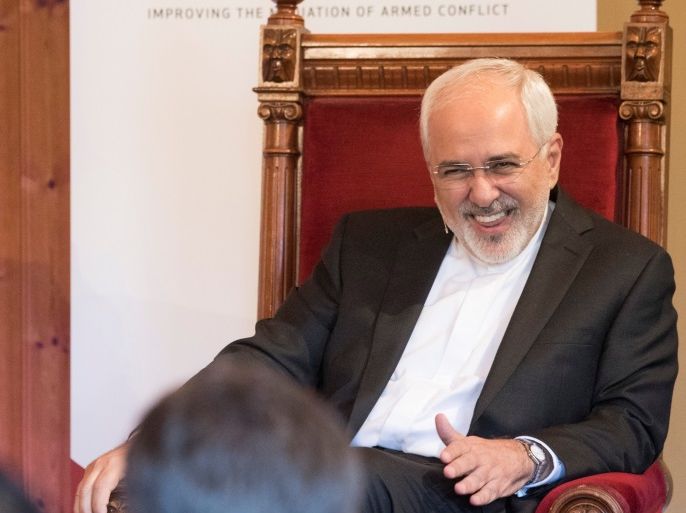 Iran's Foreign Minister Mohammad Javad Zarif smiles during the opening of the Oslo Forum at Losby Gods outside Oslo, Norway June 13, 2017. NTB Scanpix/Hakon Mosvold Larsen via REUTERS ATTENTION EDITORS - THIS IMAGE WAS PROVIDED BY A THIRD PARTY. NORWAY OUT.
