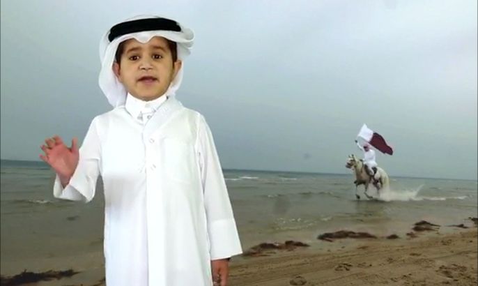 رسالة حب من أطفال قطر لأبناء الخليج