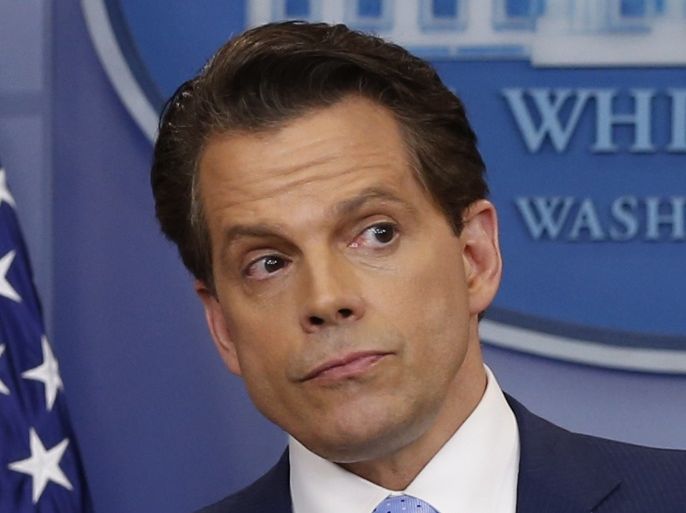 New White House Communications Director Anthony Scaramucci takes questions at the daily briefing at the White House in Washington, U.S., July 21, 2017. REUTERS/Jonathan Ernst