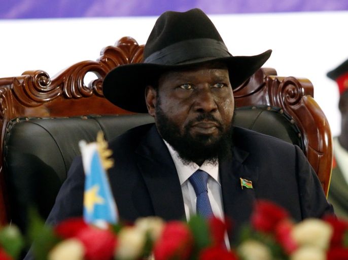South Sudan's President Salva Kiir attends the launching of the National Dialogue committee in Juba, South Sudan May 22, 2017. REUTERS/Jok Solomun