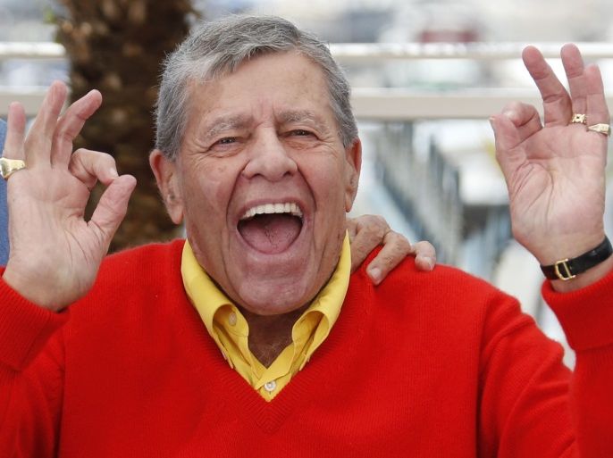 Cast member Jerry Lewis poses during a photocall for the film
