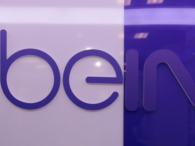 The logo of BEIN Television is seen during the annual MIPCOM television programme market in Cannes, France, October 17, 2016. REUTERS/Eric Gaillard