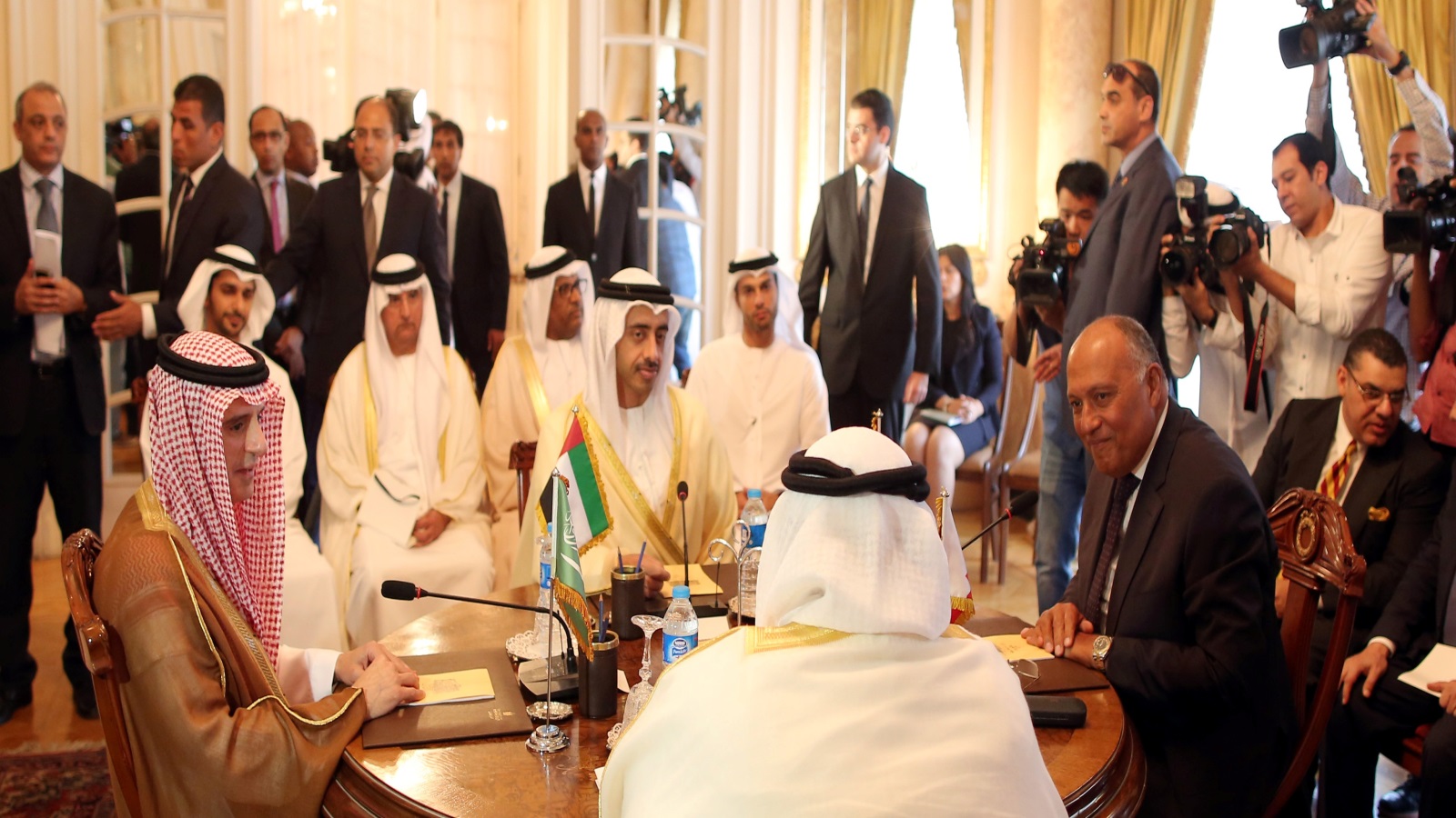 اجتماع سابق لوزراء خارجية دول حصار قطر