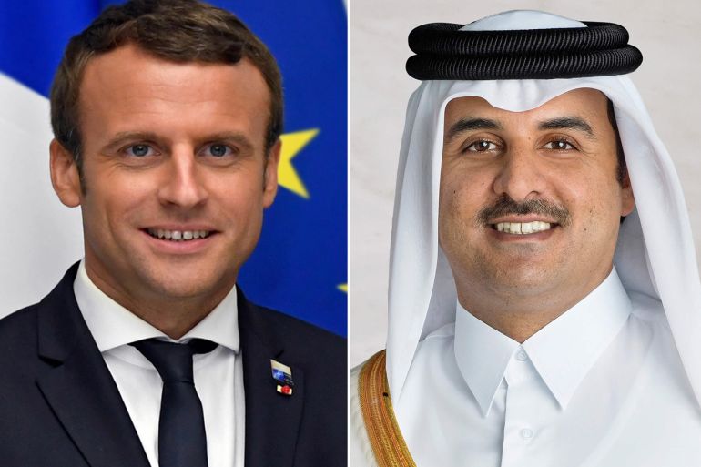 تلقى أمير دولة قطر الشيخ تميم بن حمد آل ثاني اتصالا هاتفيا من الرئيس الفرنسي إيمانويل ماكرون.