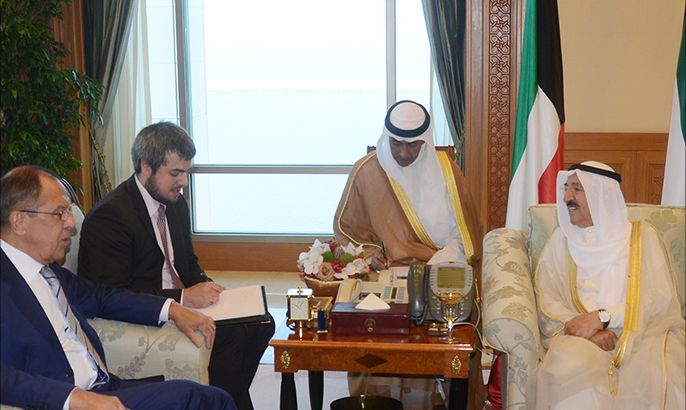 لافروف يدعم مساعي الكويت لحل الأزمة الخليجية