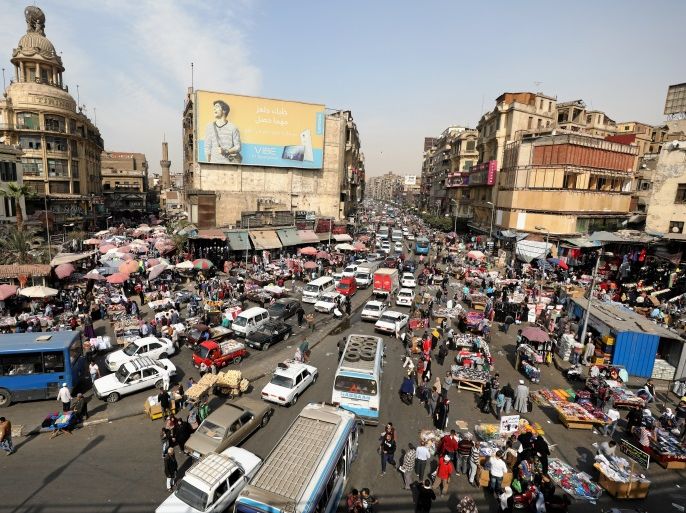 A general view of a street in downtown Cairo, Egypt March 9, 2017. Picture taken March 9, 2017. REUTERS/Mohamed Abd El Ghany