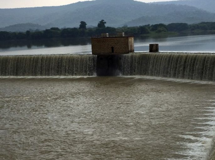 A view of Gangau dam in Daudhan village in the central state of Madhya Pradesh, India, August 18, 2017. Picture taken August 18, 2017. REUTERS/Mayank Bhardwaj