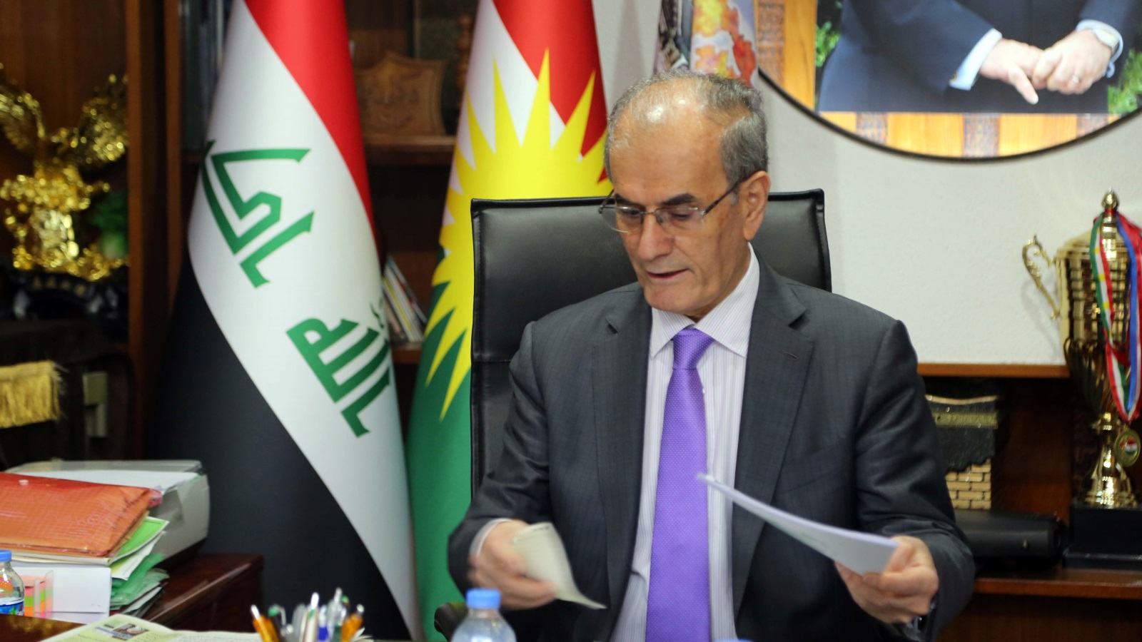 نجم الدين كريم عمل على ضم كركوك إلى استفتاء انفصال كردستان عن العراق (غيتي)