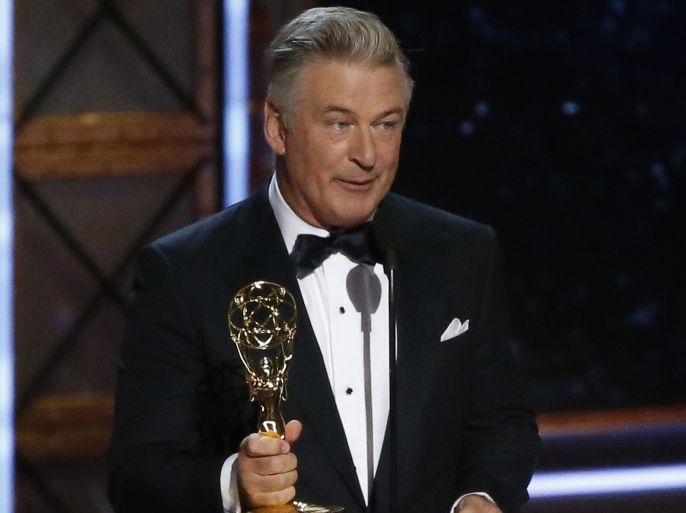 69th Primetime Emmy Awards – Show – Los Angeles, California, U.S., 17/09/2017 - Alec Baldwin accepts the award for Outstanding Supporting Actor in a Comedy Series for