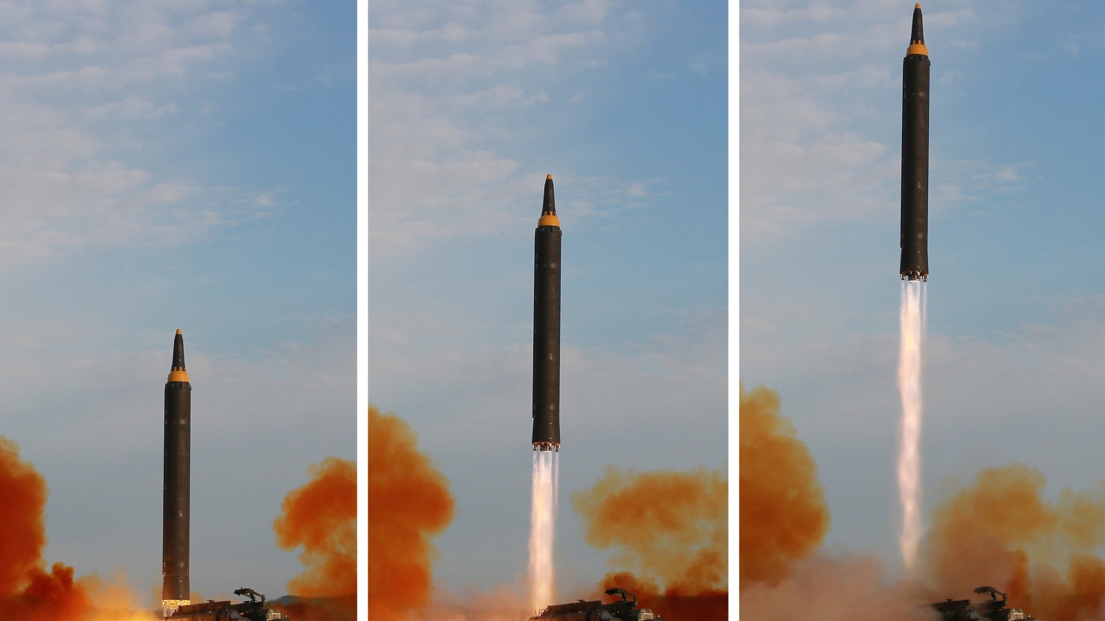 ‪(رويترز)‬ التجارب الصاروخية والنووية لكوريا الشمالية تشكل مصدر قلق دولي