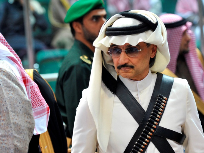 الأمير الوليد بن طلال قد يواجه تهما بغسل الأموال وبيع السلاح غير المشروع(رويترز)