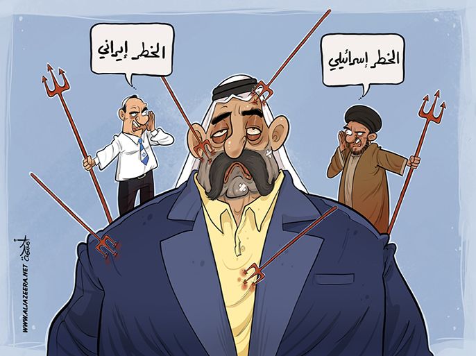كاريكاتير إيران وإسرائيل