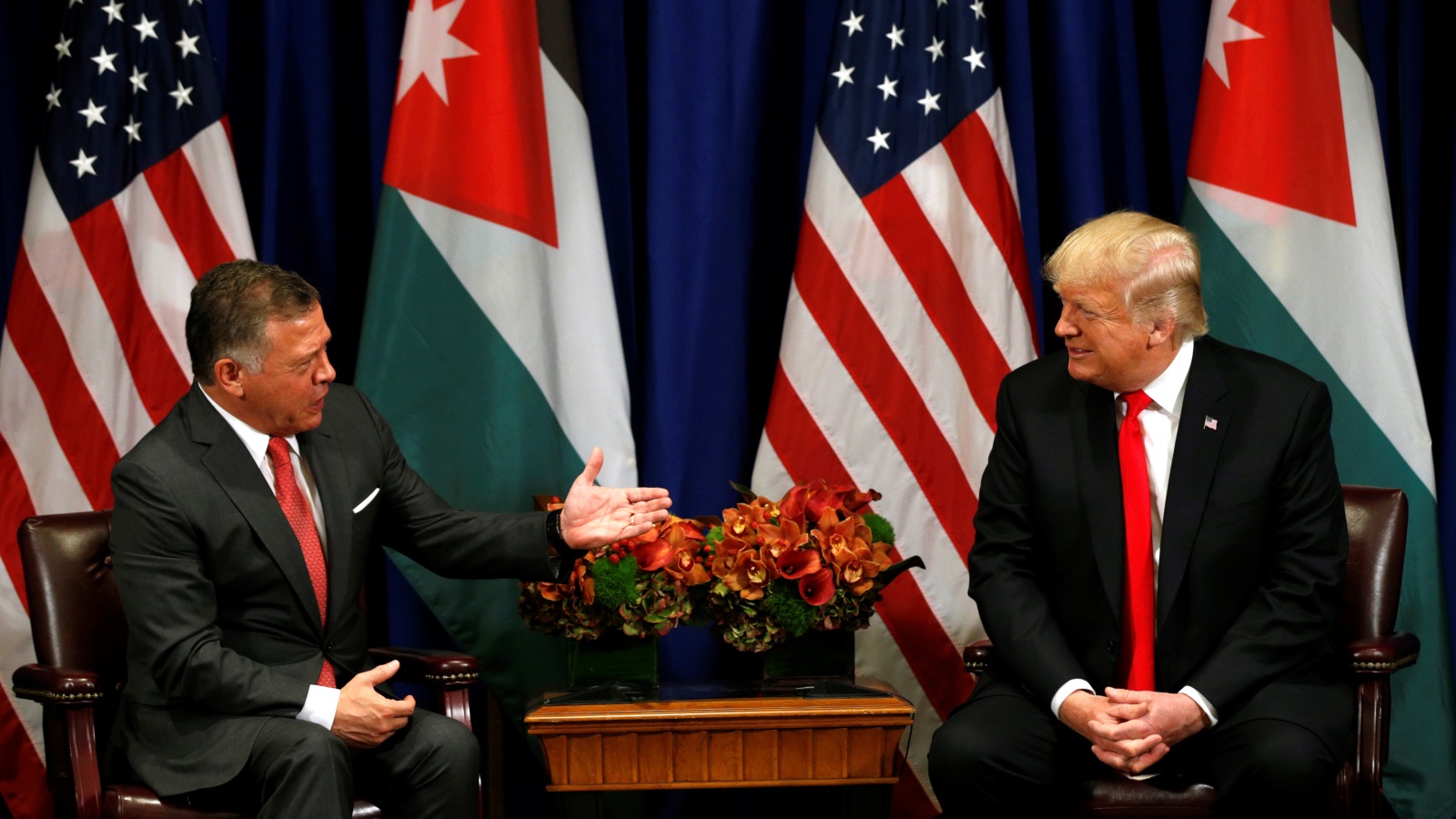 ‪(رويترز)‬ ملك الأردن حذر من خطورة الخطوة الأميركية بشأن القدس