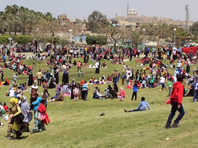 الحدائق تستقبل المصريين يوم شم النسيم