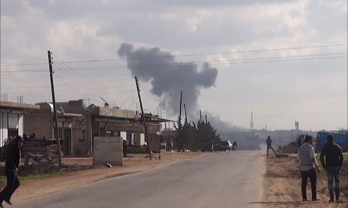 مقتل 14 مدنيا بغارات للنظام على سراقب بريف إدلب