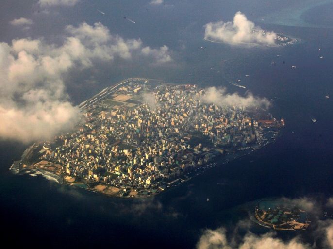 An aerial view of Maldives capital Male December 9, 2009. REUTERS/Reinhard Krause/File photo