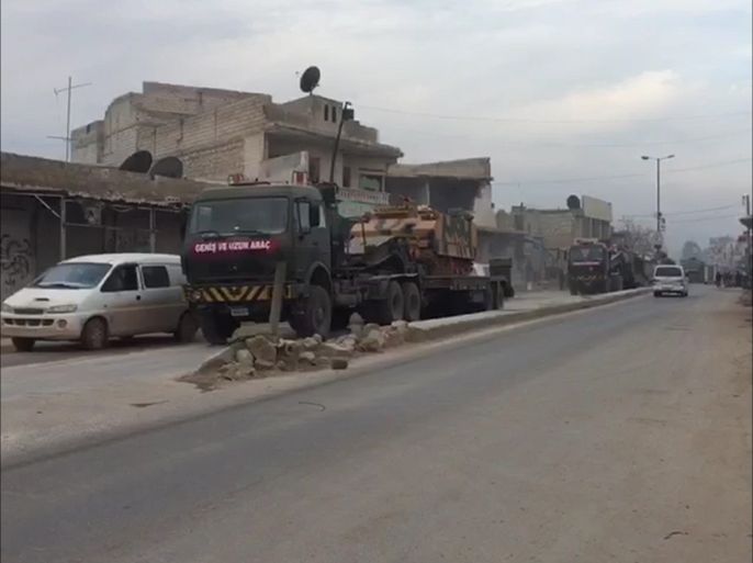 رتل عسكري تركي كبير يدخل محافظة ادلب ويتجه إلى ريف حلب الجنوبي