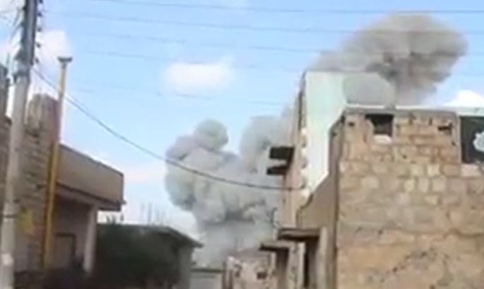غارات جوية روسية وسورية على مدينة سراقب بريف إدلب
