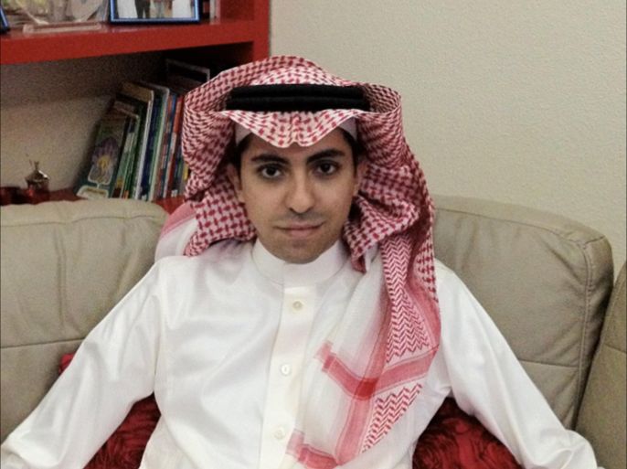 المدون السعودي المعتقل رائف بدوي المصدر(صفحته على تويتر)